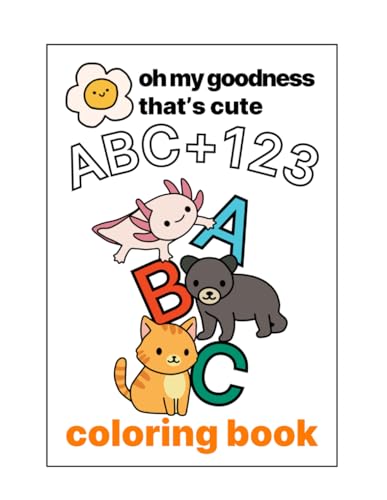 ABC + 123 Coloring Book