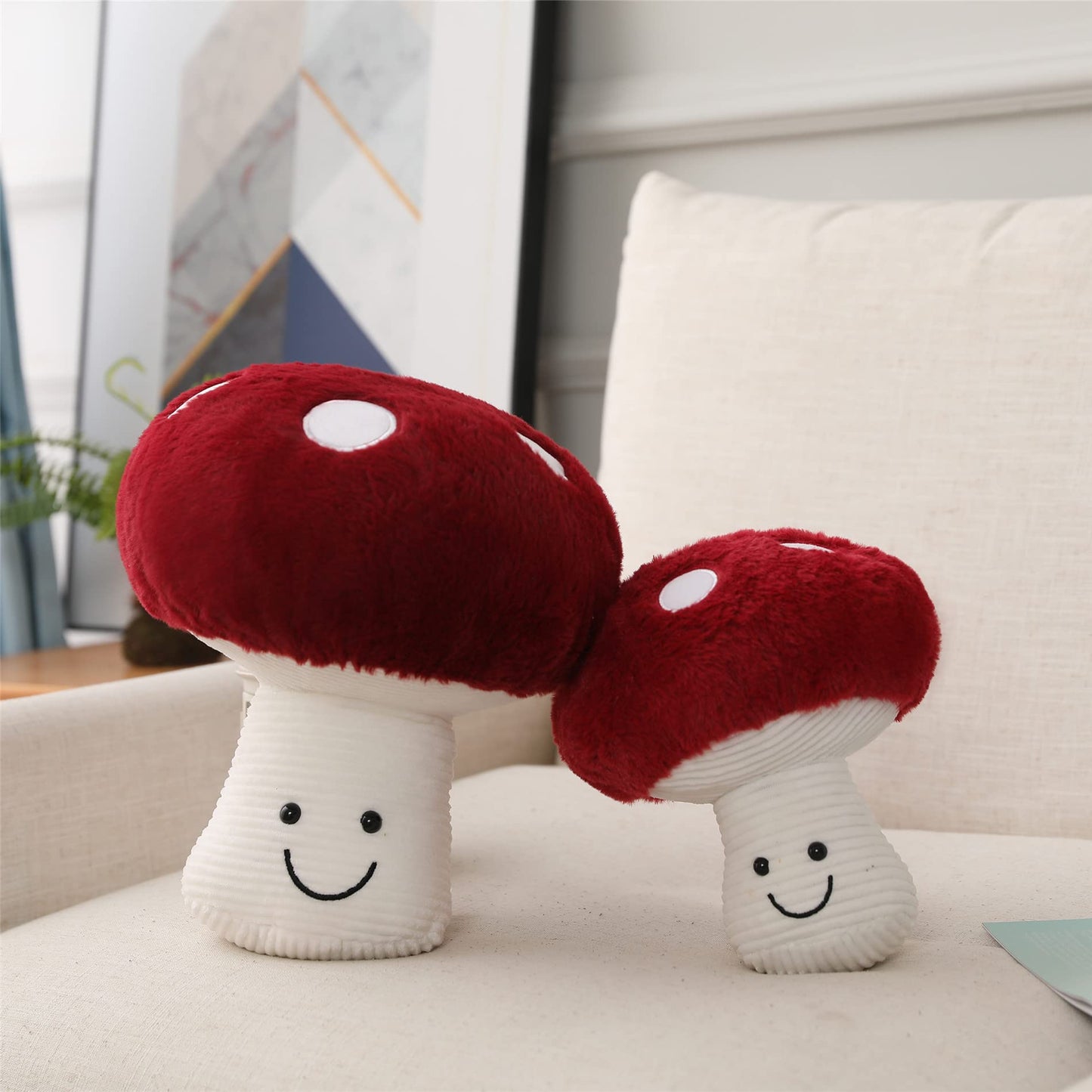 Plush Mushroom Pillow