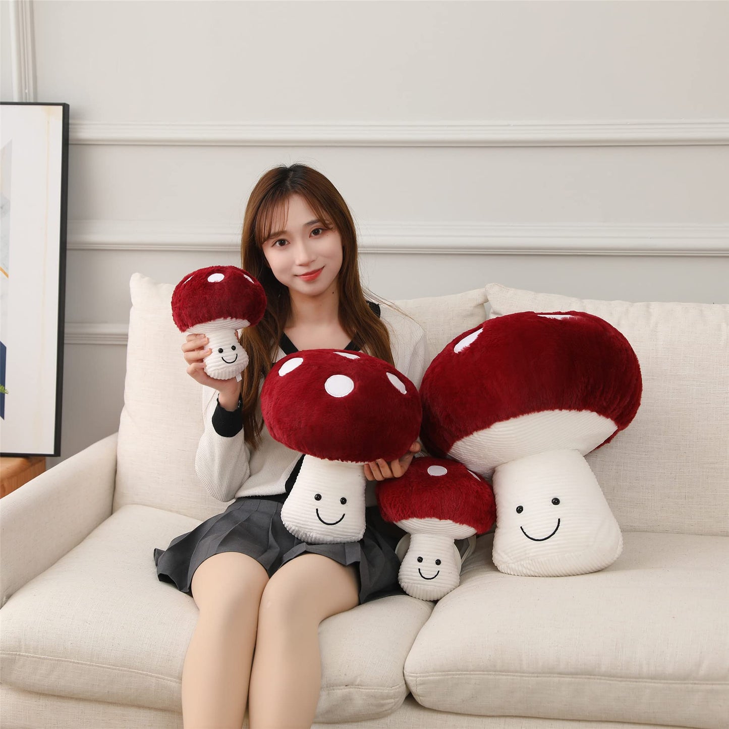 Plush Mushroom Pillow