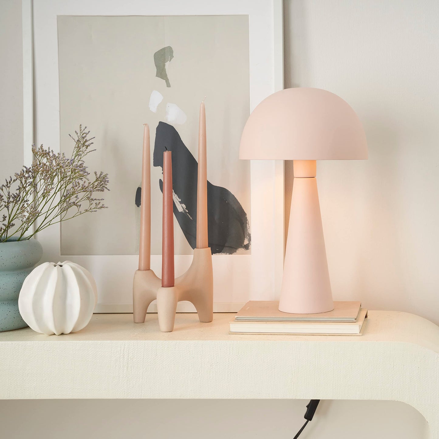 Blush Pink Lamp