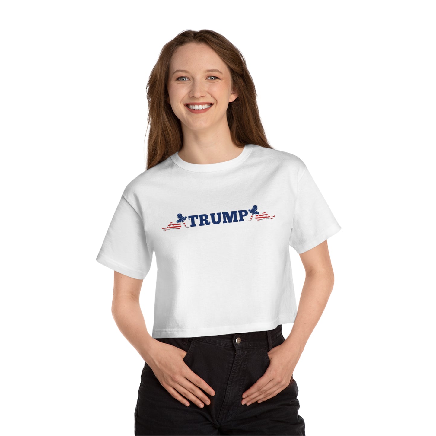 Trucker Girls + Trump Crop Top