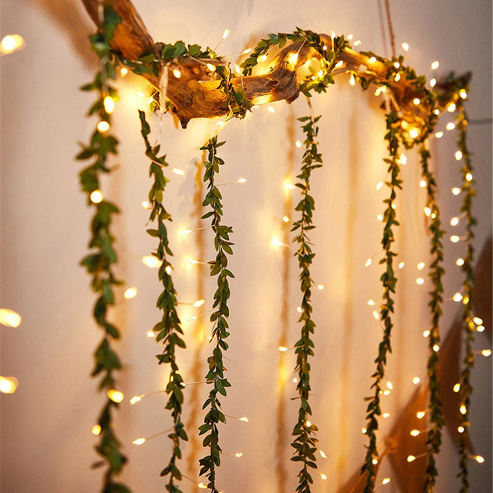 Vine Garland with Fairy Lights